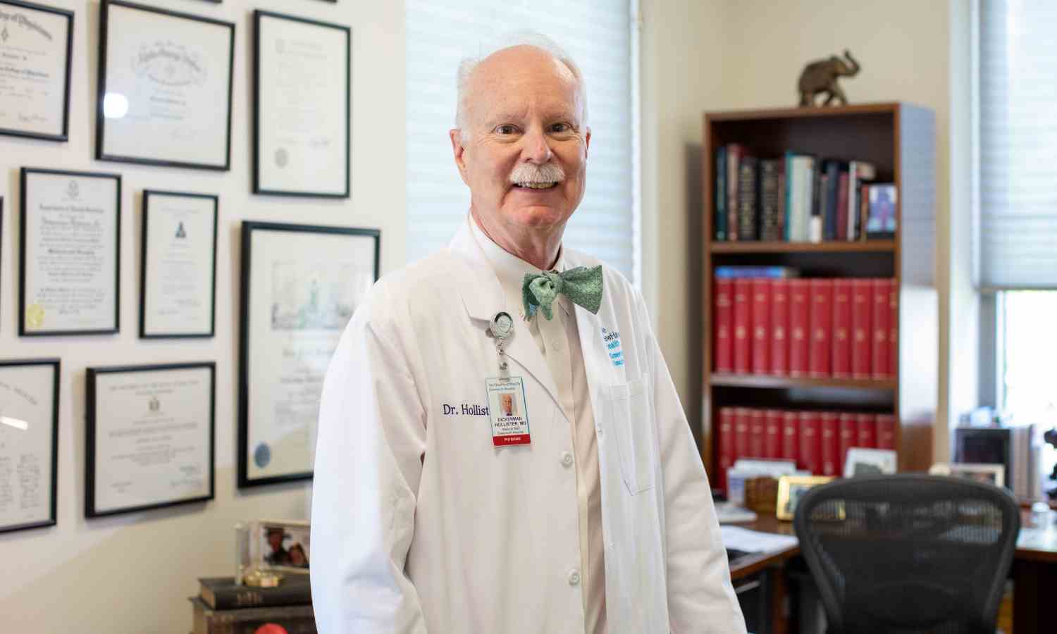 Retired Greenwich Hospital oncologist Dickerman Hollister Jr., MD