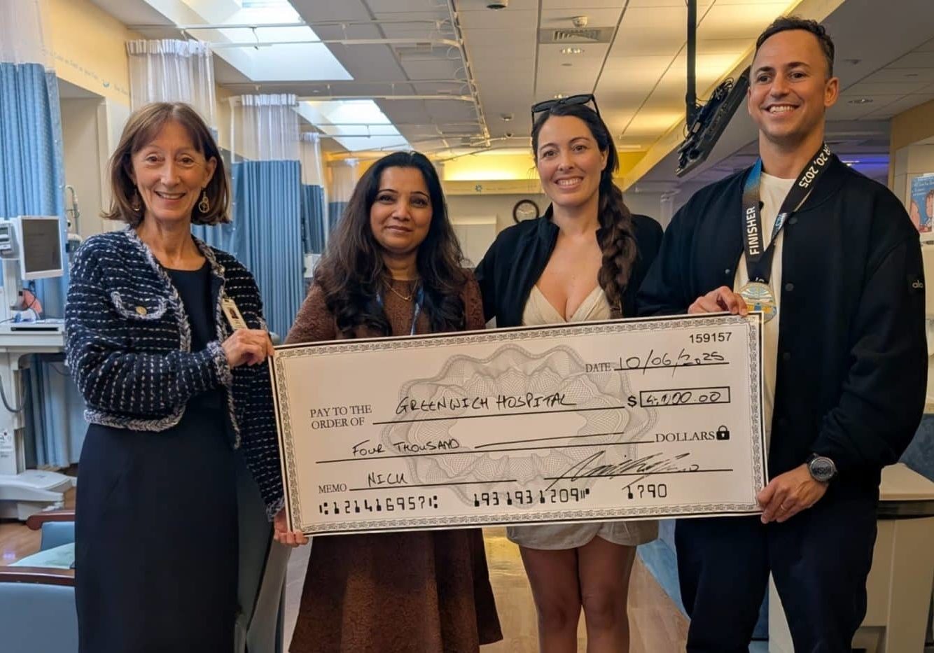 Check signing for NICU